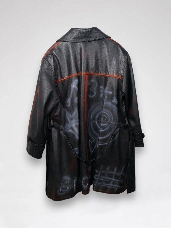 BINGO Leather Trench by Niels Schack